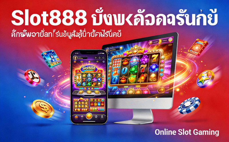 Slot888 เว็บสล็อตออนไลน์แสดงเกมสล็อตบนหน้าจอมือถือและคอมพิวเตอร์